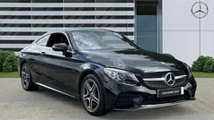 Black Used 2023 Mercedes C300 AMG line Coupe | £29,821 (Fair price)