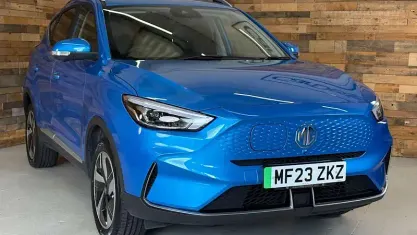 Used MG ZS Trophy Connect 130 kW (177 HP) 2022 Blue SUV