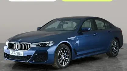 Used BMW 530e M Sport 292 HP (214 kW) 2022 Blue Sedan