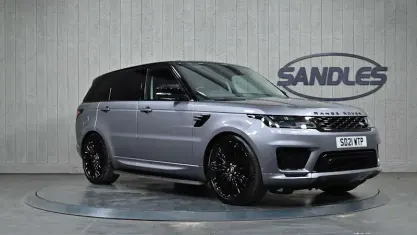Begagnad Land Rover Range Rover Sport Autobiography Dynamic 300 HK (220 kW) 2021 Grå SUV
