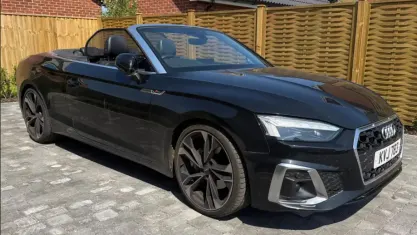 Used Audi A5 Cabriolet Comfort 204 HP (150 kW) 2021 Black Cabriolet