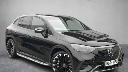 Used Mercedes EQE500 AMG line 300 kW (408 HP) 2024 Black SUV