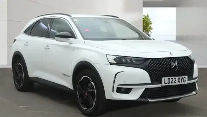 Used DS Automobiles DS7 Crossback Performance Line Plus 181 HP (133 kW) 2022 White SUV