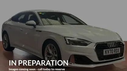 Used Audi A5 Sportback Sport 163 HP (119 kW) 2020 White Hatchback