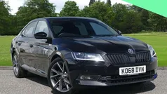 Black Used 2019 Skoda Superb SportlinePlus Hatchback | £21,995 (Fair price)