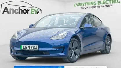 Used Tesla Model 3 Standard Range 366 kW (498 HP) 2021 Blue Sedan