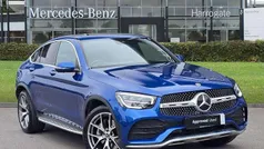 Blue Used 2023 Mercedes GLC300e AMG line Coupe | £44,000 (Fair price)