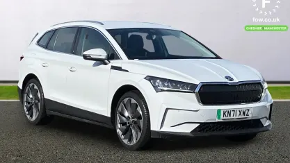 Used Skoda Enyaq iV ecoSuite 150 kW (204 HP) 2021 White SUV