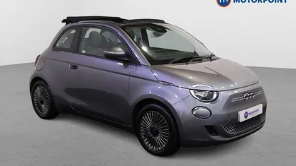 Grey Used 2022 Fiat 500e Icon Cabriolet | £15,299 (Fair price)