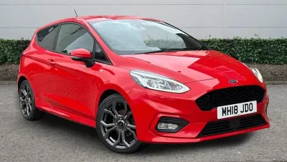 Used Ford Fiesta ST-Line 125 HP (91 kW) 2018 Red Hatchback