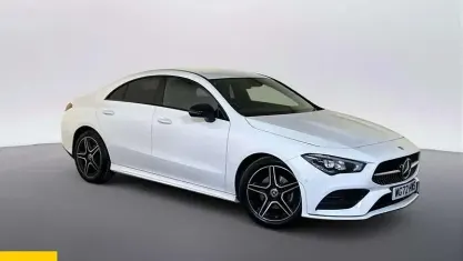 Used Mercedes CLA180 Executive 136 HP (100 kW) 2022 White Coupe