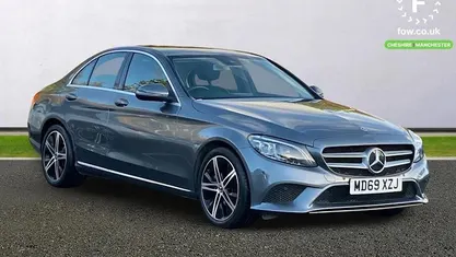 Grey Used 2019 Mercedes C200 Active Sedan | £18,799 (Fair price)