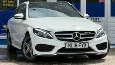White Used 2018 Mercedes C200 AMG Line Premium Estate | £13,900 (Fair price)