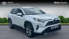 White Used 2020 Toyota RAV4 Hybrid SUV | £27,085 (Fair price)