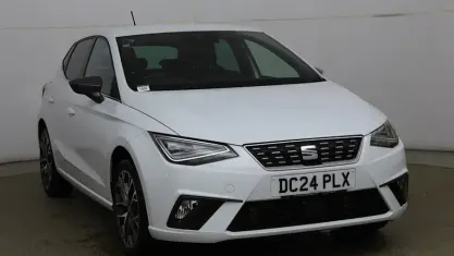 Used Seat Ibiza XCELLENCE 116 HP (85 kW) 2024 White Hatchback