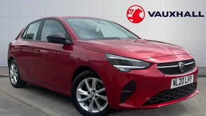 Used Vauxhall Corsa 75 HP (55 kW) 2020 Red Hatchback