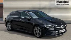 Black Used 2021 Mercedes CLA220 Shooting Brake AMG Line Premium Plus Estate | £22,334 (Fair price)