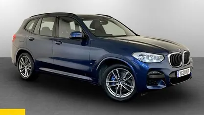 Blue Used 2021 BMW X3 M Sport SUV | £15,995 (Good price)