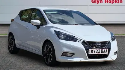 Used Nissan Micra Acenta 92 HP (67 kW) 2022 White Hatchback
