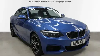 Used BMW 218 M Sport 136 HP (100 kW) 2019 Blue Coupe