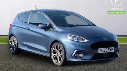 Used Ford Fiesta ST-Line 101 HP (74 kW) 2018 Blue Hatchback
