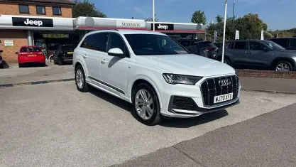 Used Audi Q7 S-Line 381 HP (280 kW) 2022 White SUV