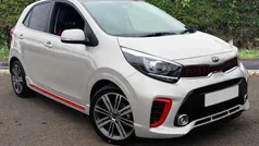 White Used 2018 Kia Picanto GT-Line S Hatchback | £10,495 (Fair price)