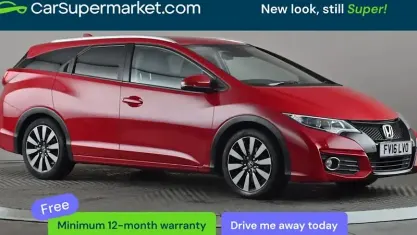 Begagnad Honda Civic SR 141 HK (103 kW) 2016 Röd Kombi