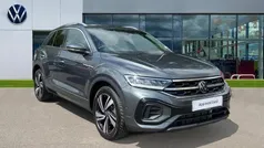 Indium grey metallic Used 2024 VW T-Roc R-line SUV | £28,635 (Fair price)