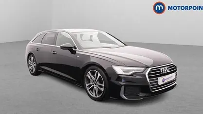 Used Audi A6 S-Line 204 HP (150 kW) 2021 Black Estate