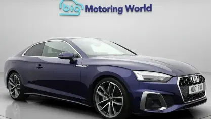 Used Audi A5 S-Line 204 HP (150 kW) 2022 Blue Coupe