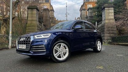 Begagnad Audi Q5 S-Line 190 HK (139 kW) 2019 Blå SUV