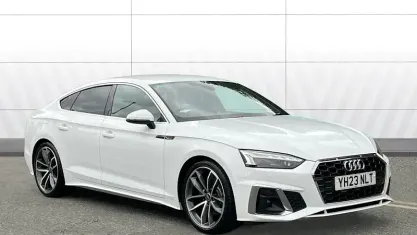 Used Audi A5 Sportback S-Line 163 HP (119 kW) 2023 White Hatchback