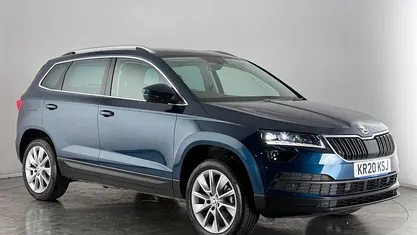 Blue Used 2020 Skoda Karoq SE L SUV | £17,800 (Fair price)