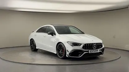 Digital white Used 2021 Mercedes CLA45 AMG AMG Coupe | £40,500 (Fair price)