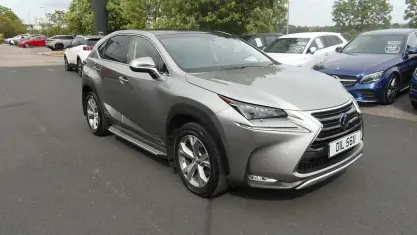 Used Lexus NX300h 197 HP (144 kW) 2017 Silver SUV