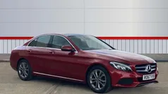 Red Used 2017 Mercedes C200 Premium Sedan | £14,632 (Fair price)