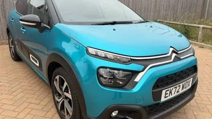 Used Citroën C3 PureTech 110 HP (80 kW) 2022 Blue Hatchback