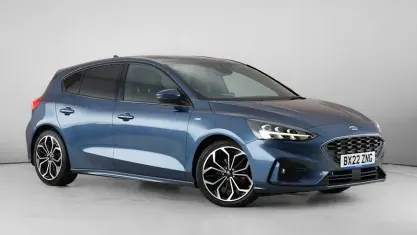 Used Ford Focus ST-Line X 120 HP (88 kW) 2021 Blue Hatchback