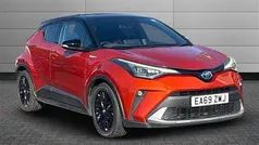 Scorched orange Used 2020 Toyota C-HR Edition SUV | £17,951 (Fair price)