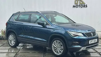 Used Seat Ateca XCELLENCE 150 HP (110 kW) 2017 Blue SUV