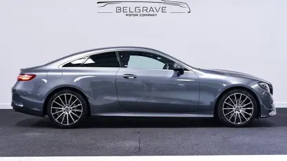 Used Mercedes E220 AMG Line Premium 194 HP (142 kW) 2020 Grey Coupe