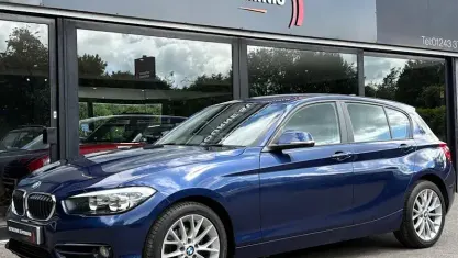 Używany BMW 116 Sport Line 116 KM (85 kW) 2017 Niebieski Hatchback