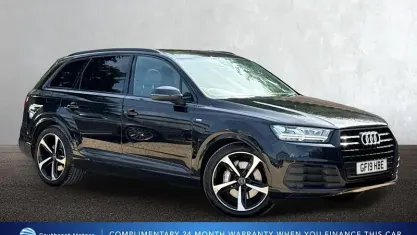 Used Audi Q7 Black Edition 286 HP (210 kW) 2019 Black SUV