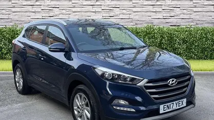 Begagnad Hyundai Tucson SE 116 HK (85 kW) 2017 Blå SUV