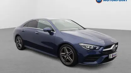 Used Mercedes CLA180 AMG Line Premium 136 HP (100 kW) 2021 Blue Coupe