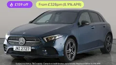 Blue Used 2022 Mercedes A250 AMG Line Premium Hatchback | £20,740 (Fair price)