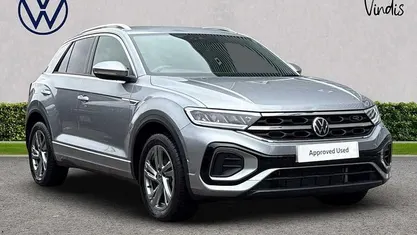 Silver Used 2024 VW T-Roc R-line SUV | £25,809 (Fair price)