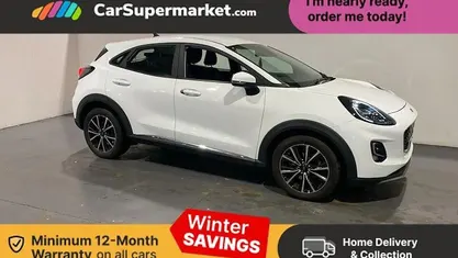 White Used 2022 Ford Puma Titanium Hatchback | £12,197 (Fair price)
