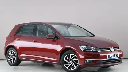 Used VW Golf VII Edition 150 HP (110 kW) 2020 Red Hatchback
